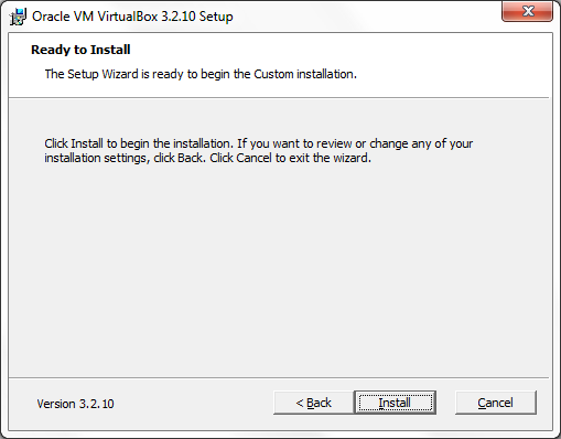 Listo para comenzar la instalaciÃ³n de VirtualBox