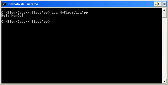 Llamando a java desde la linea de comandos