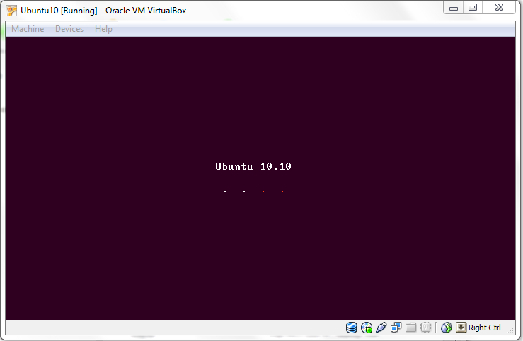 virtualbox ubuntu stuck on loading screen
